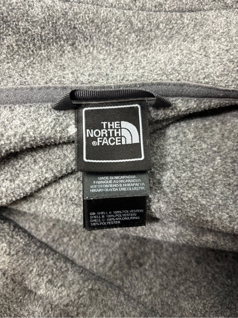 The North Face‎ Men’s Full-Zip Gray Performance Fleece Jacket Size XXL